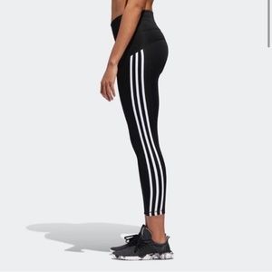 Adidas Black Stripped Leggings